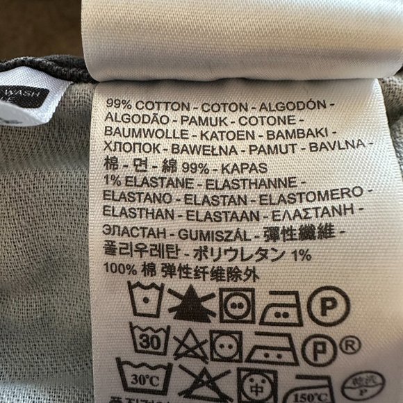 LEVI MENS 559 BLACK JEANS SIZE 36 X 32 #139 - Picture 3 of 4